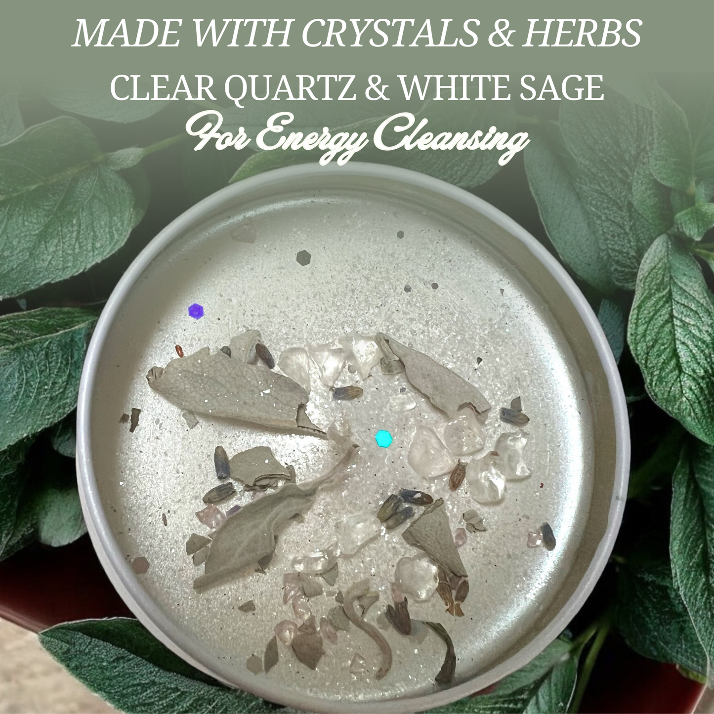 Pure Sage House Blessing Cleansing Energy Ritual Magic Spell Candle