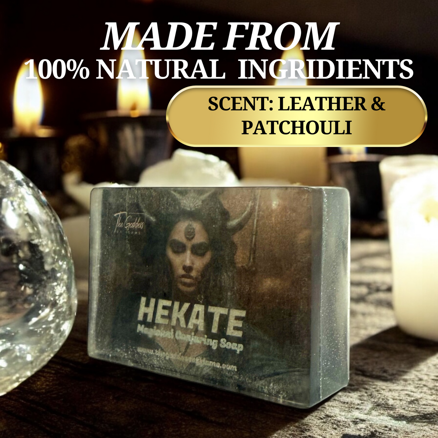 Handmade ritual soap for protection and transformation