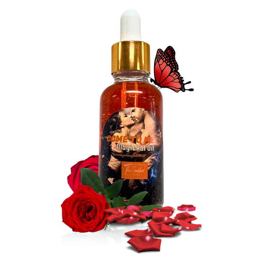 The Goddess of Flame Come To Me Oil 1 oz – Ritual oil for love, attraction, and magnetism