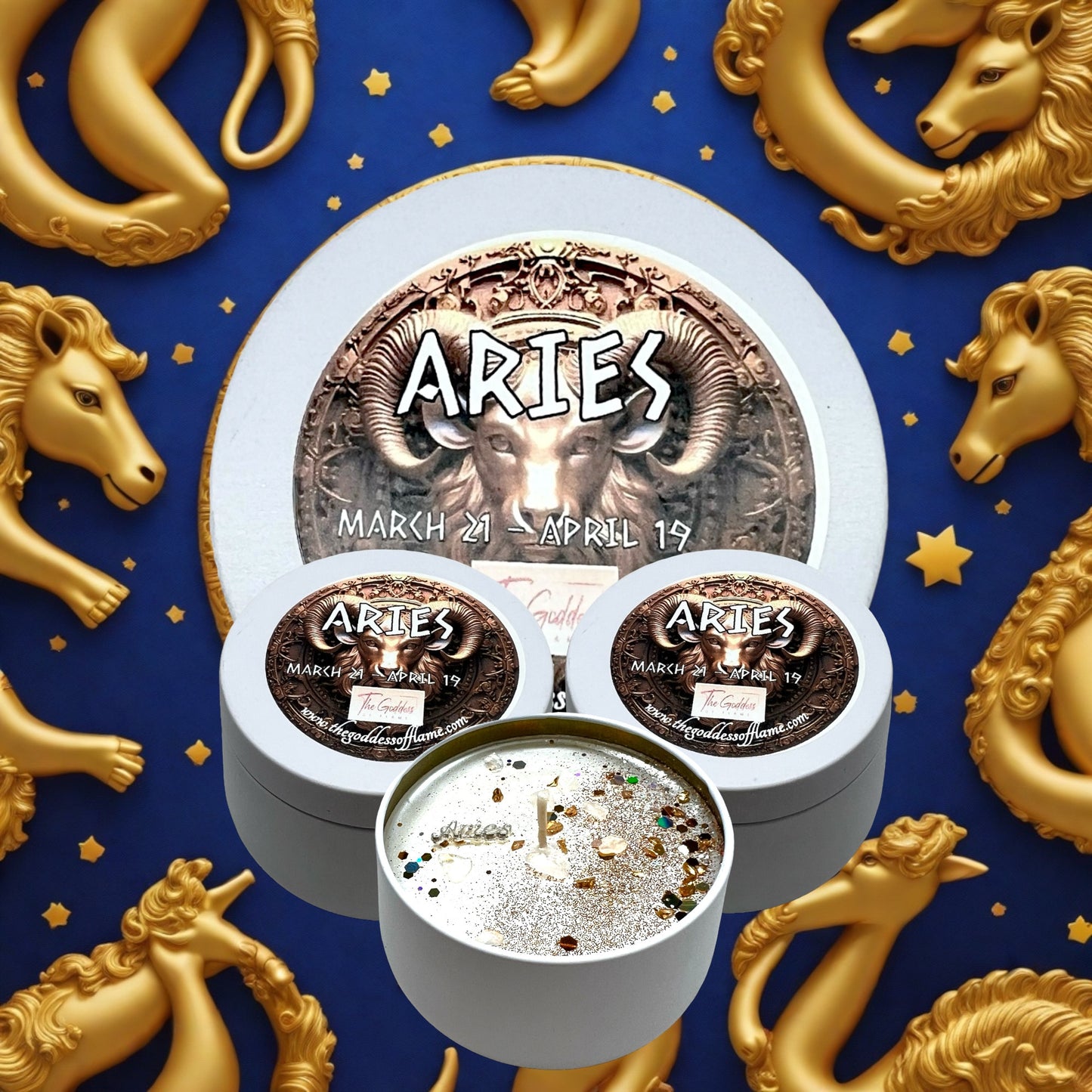 Zodiac Ritual Magic Spell Candle