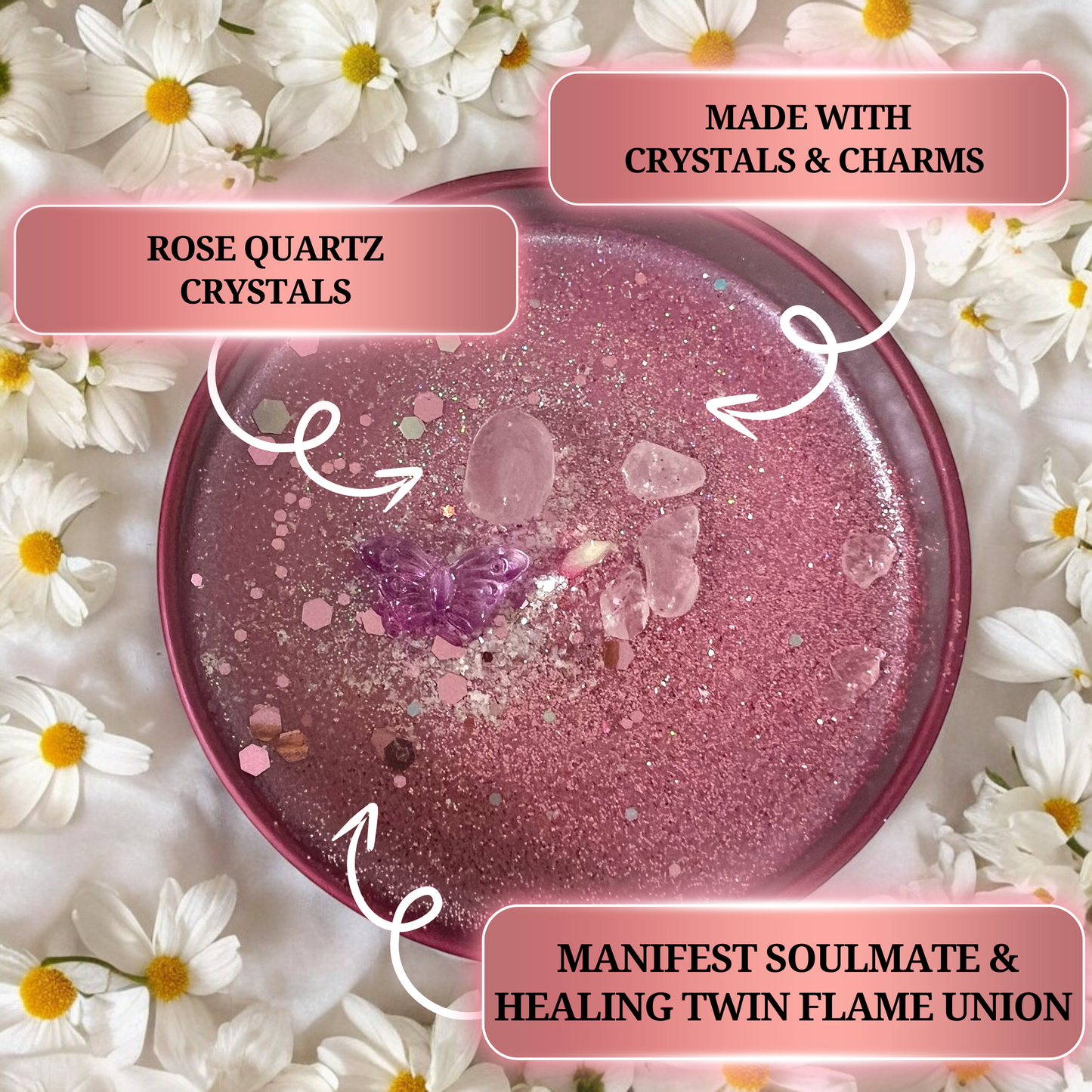 Twin Flame Love Spell Candle