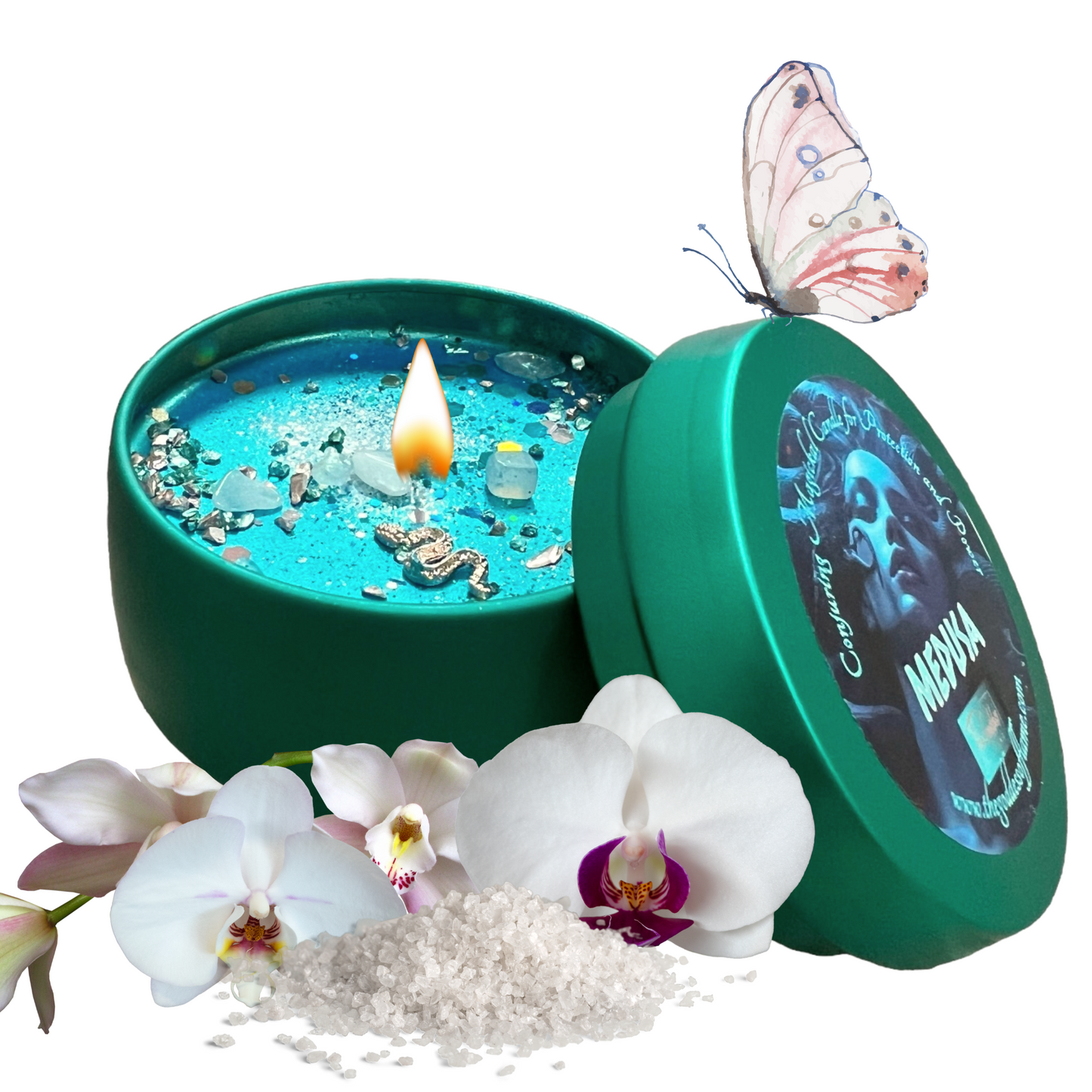 Medusa Candle – Protection, Power & Rebirth Ritual Candle