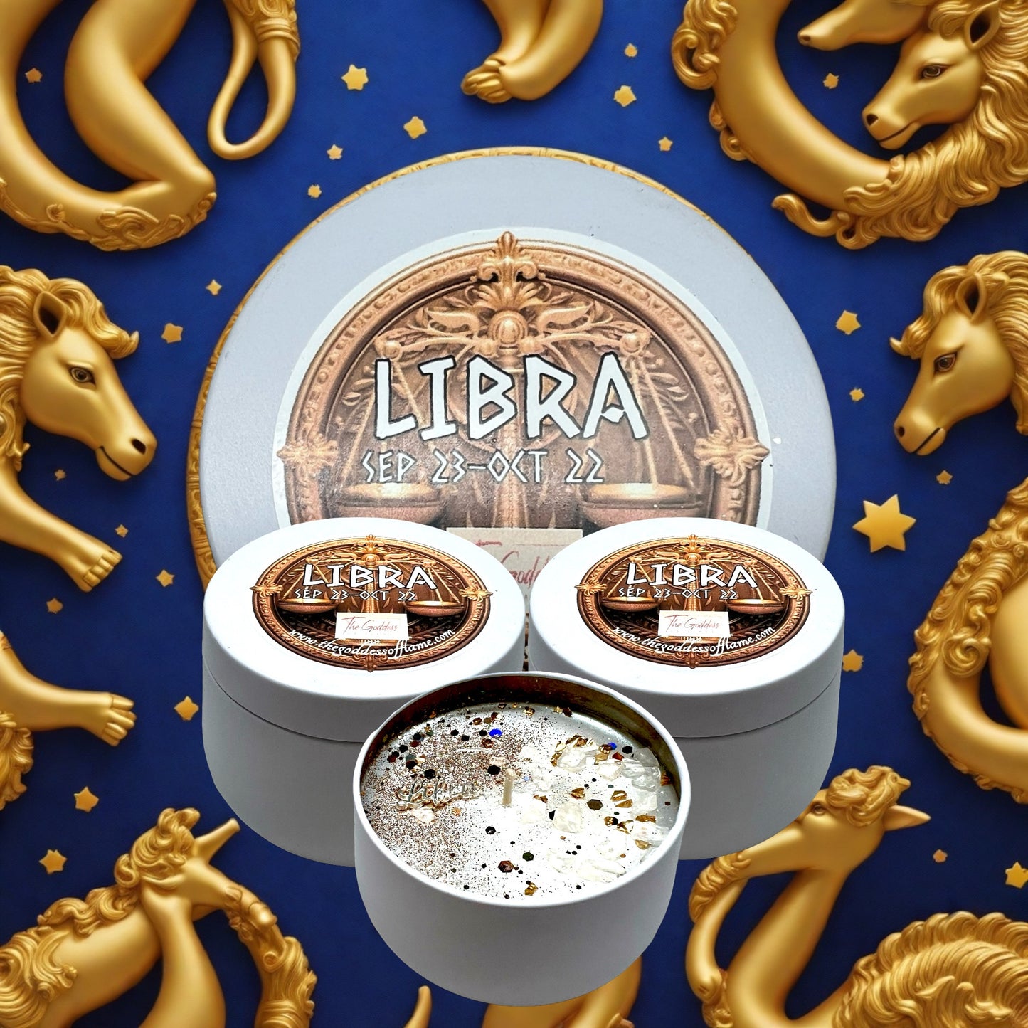 Zodiac Ritual Magic Spell Candle