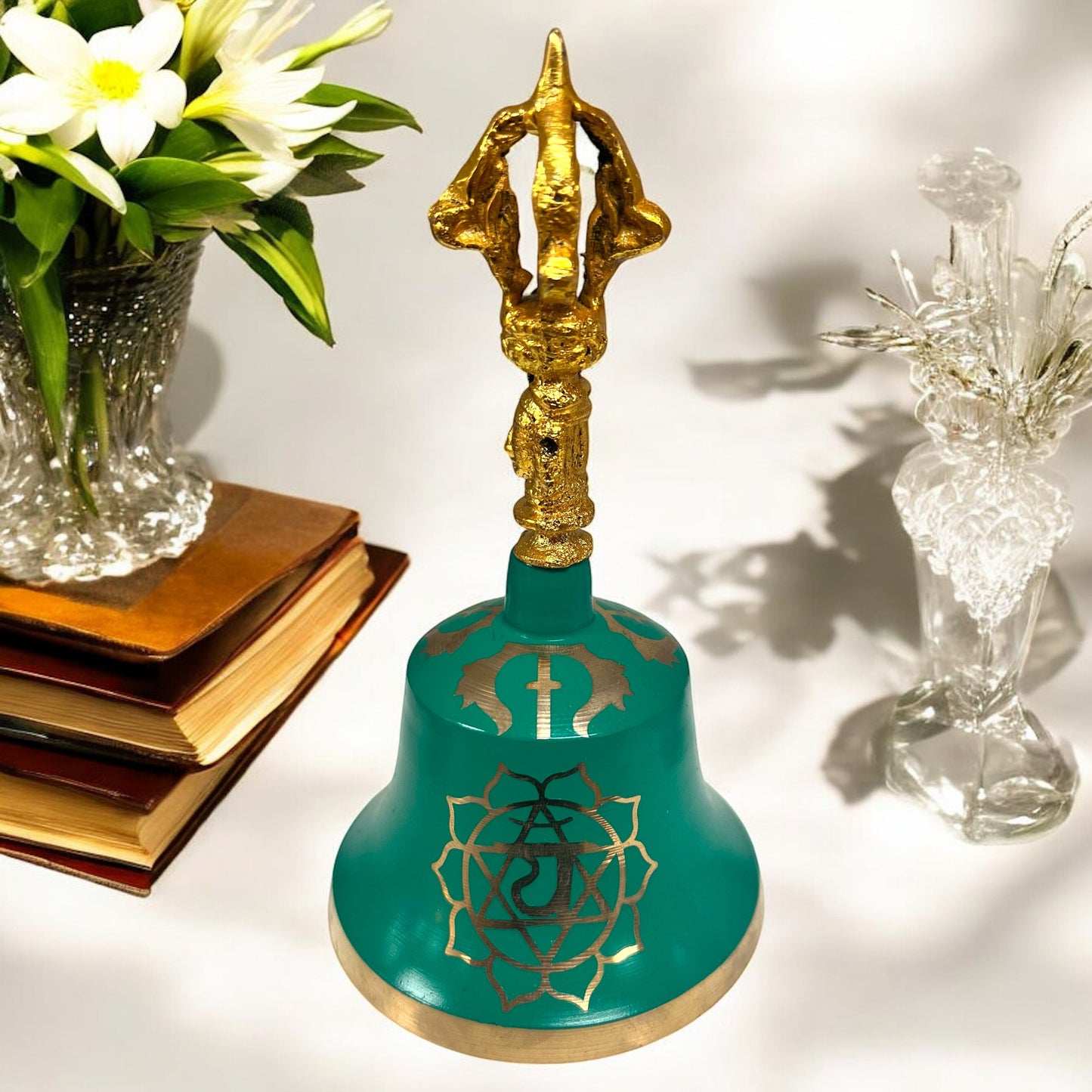 Sound Healing Meditation Bronze Tibetan Altar Bells