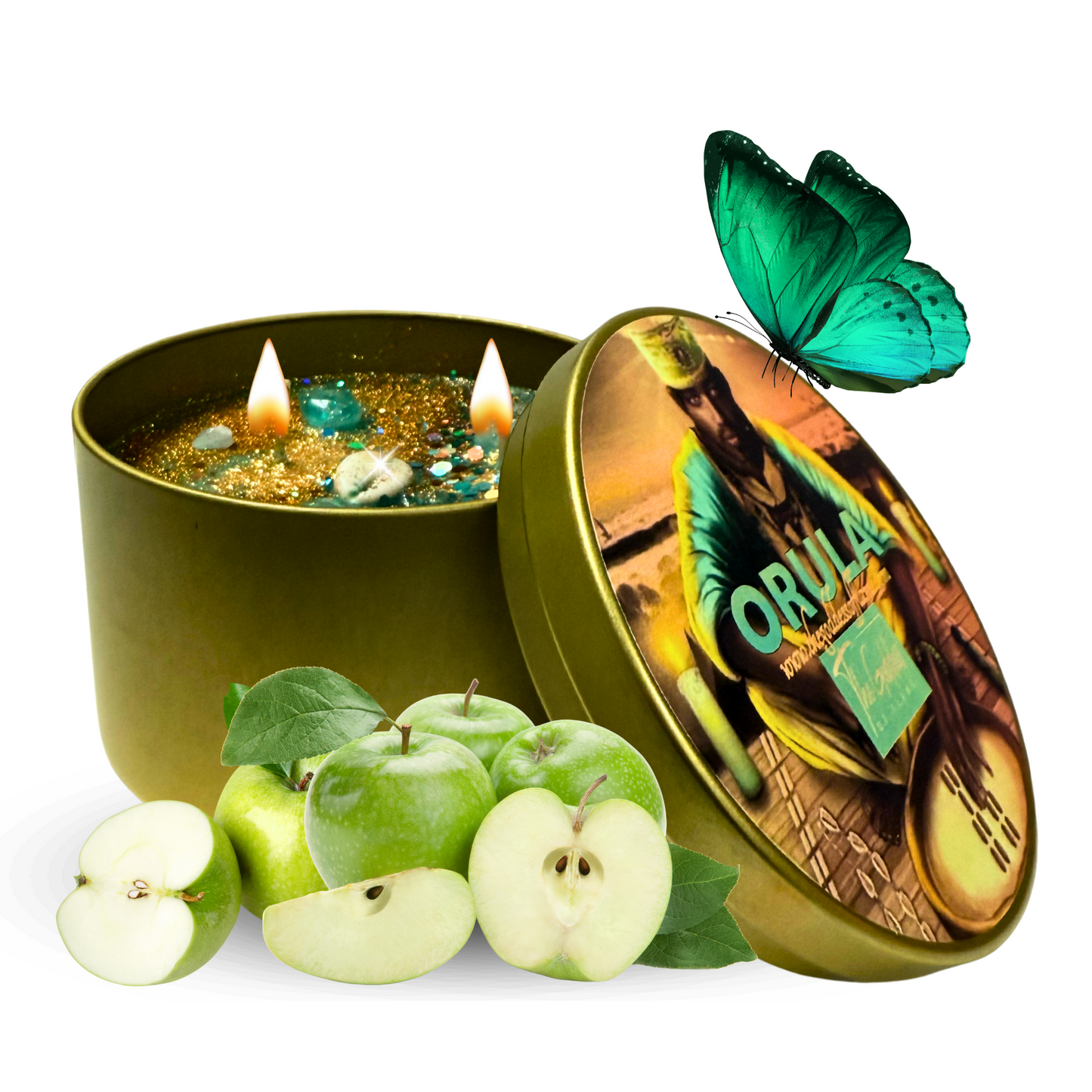 Orula Orisha of Divination and Wisdom Spiritual Offering Ritual Candle