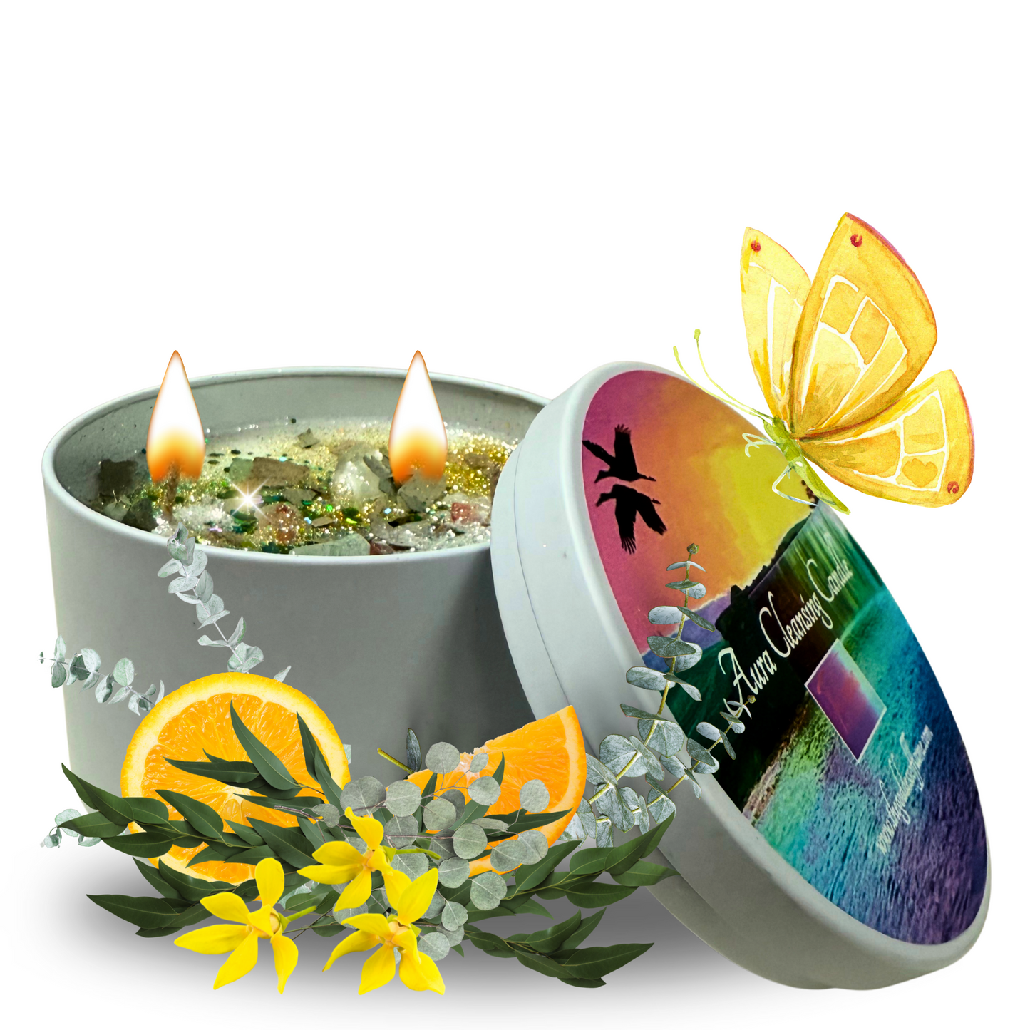 Aura Cleansing Candle – Spiritual Healing & Energy Renewal
