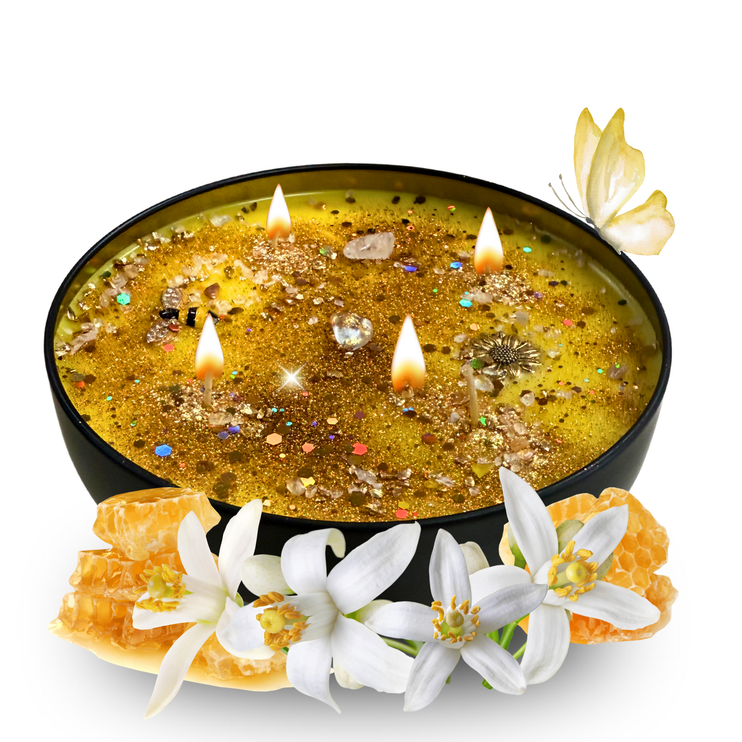 Oshun Conjuring Spell Candle for Love, Wealth, Fertility and Marriage