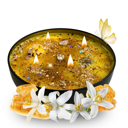 Oshun Conjuring Spell Candle for Love, Wealth, Fertility and Marriage