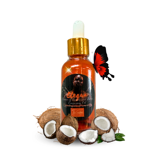 Elegua Oil Dropper for Path Opening, Luck, and Spiritual Guidance
