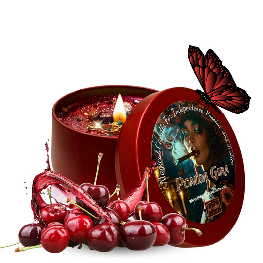 Pomba Gira Spell Candle - Attract love, Confidence, and Abundance