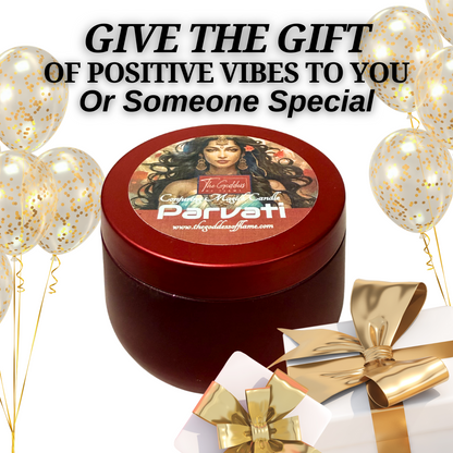 Parvati Goddess Conjuring Spell Candle- Balance, Healing & Personal Growth