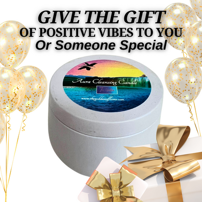 Hand-Poured Aura Cleansing Candle with Cotton Wick