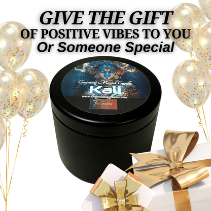 Kali Spell Candle - Remove Obstacles, Destroy the old, Personal growth, Rebirth & Renewal