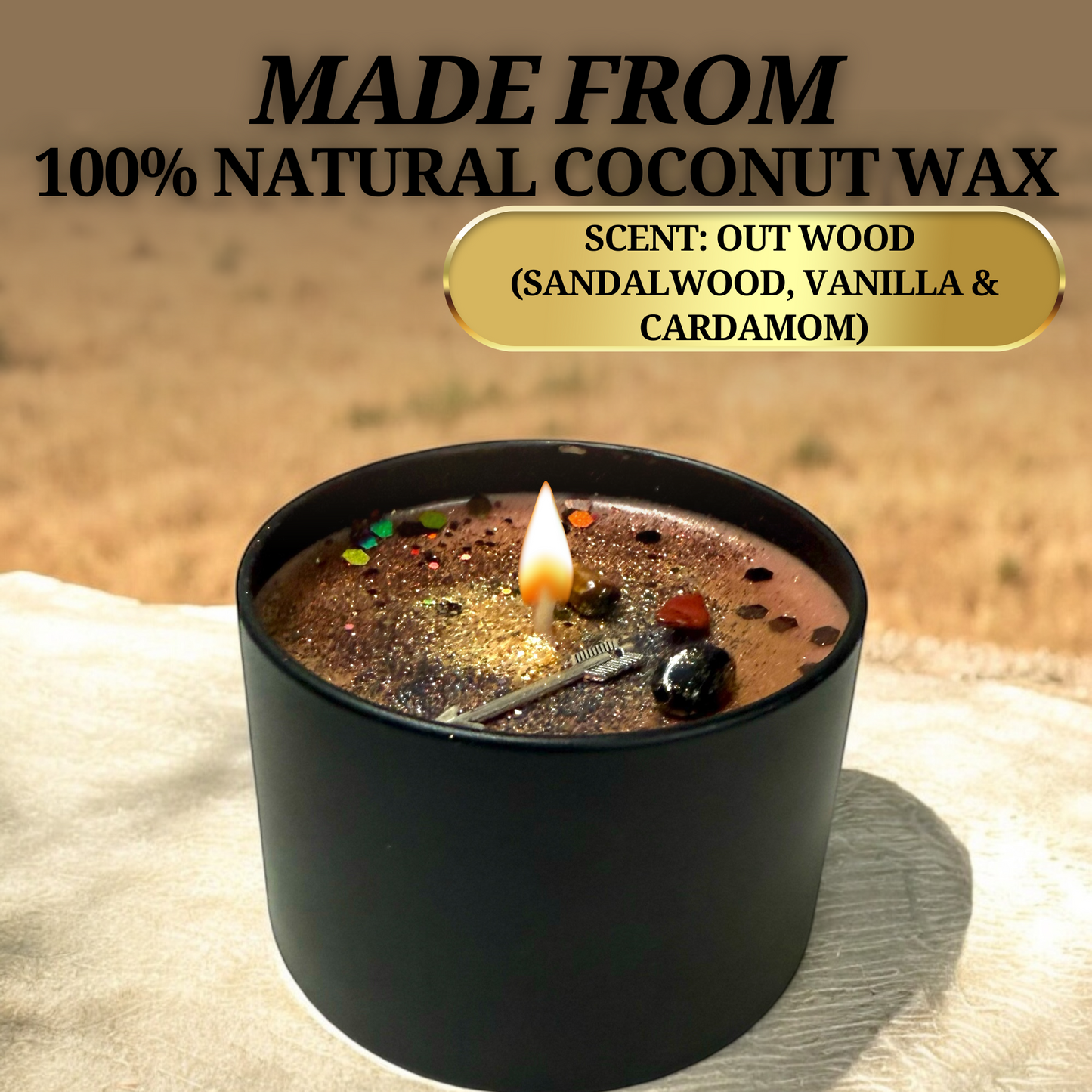 7 African Powers Conjuring Candle - Protection, Overcoming Obstacles, Spiritual Strength and Guidance