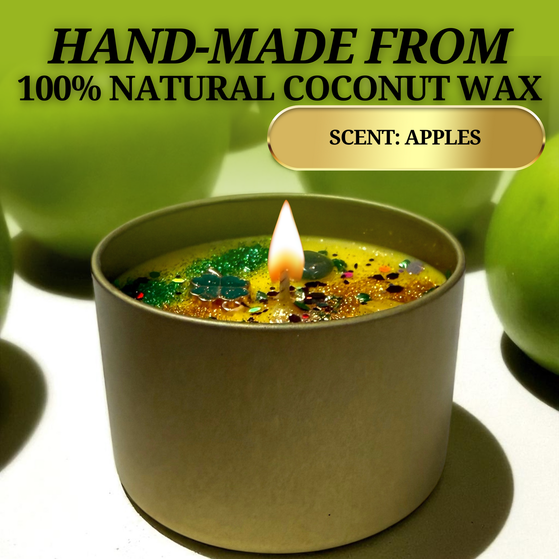 Handcrafted Fast Luck Candle for Hoodoo, Wiccan, Pagan, and conjure practices