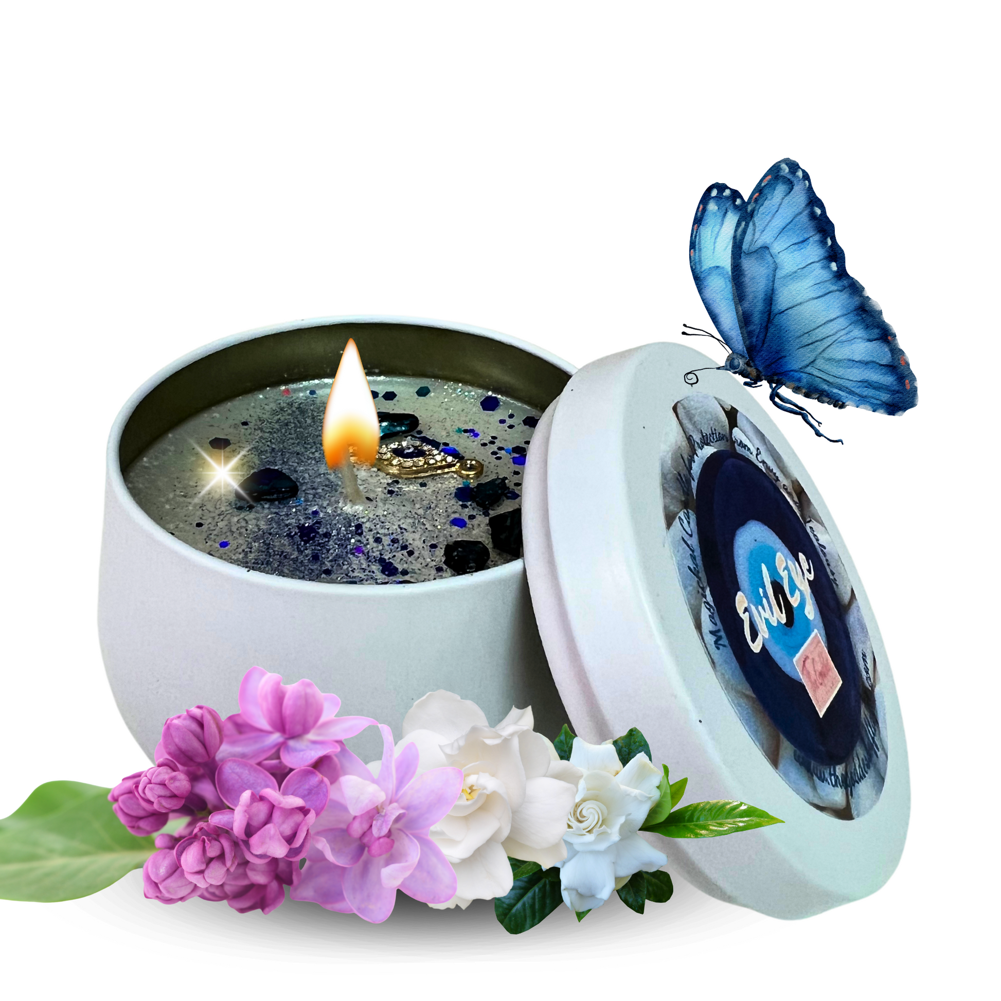 Evil Eye Candle for protection and spiritual cleansing