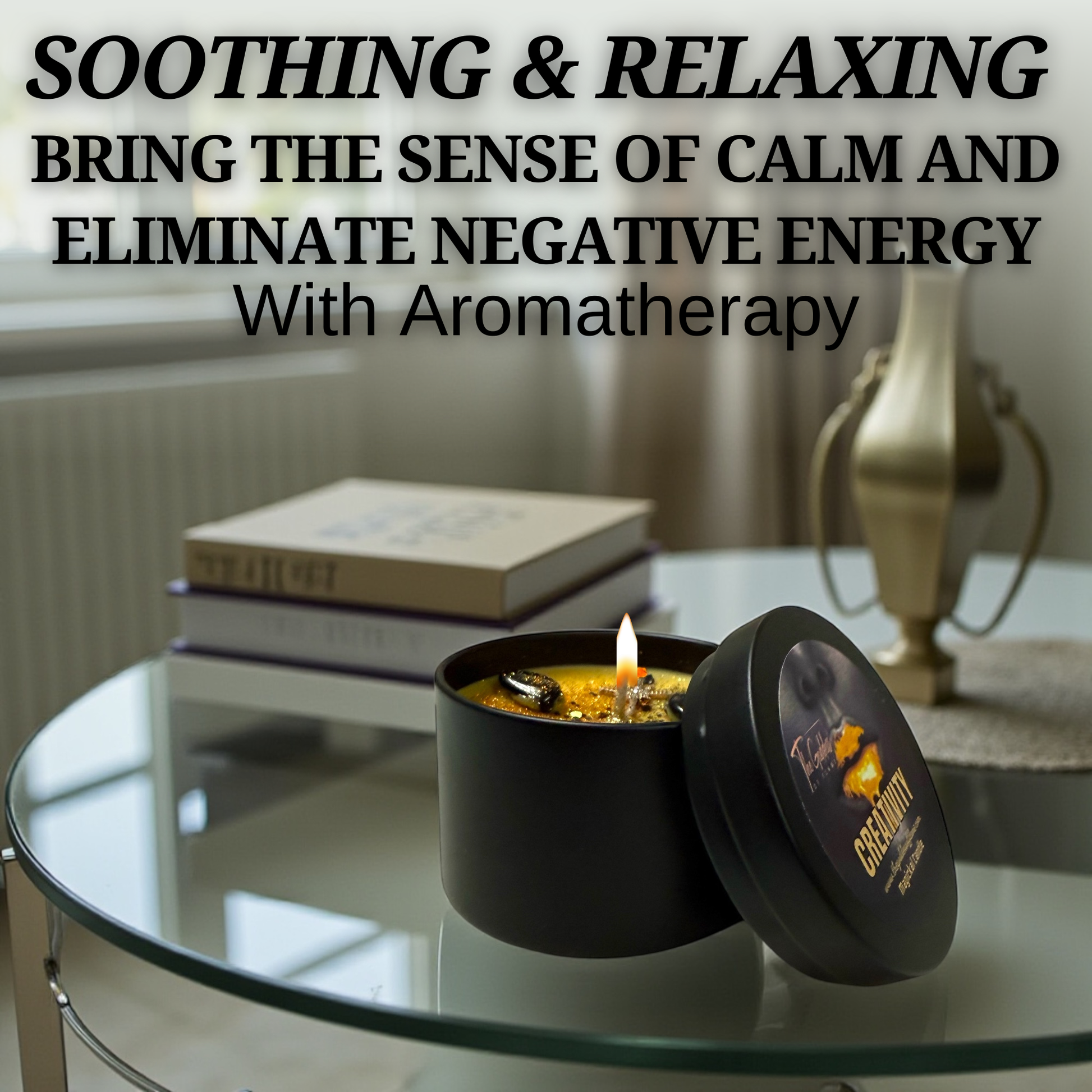 Creative flow intention candle for artists and writers