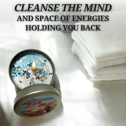 Soothing B*tch Chill candle for unwinding after a long day