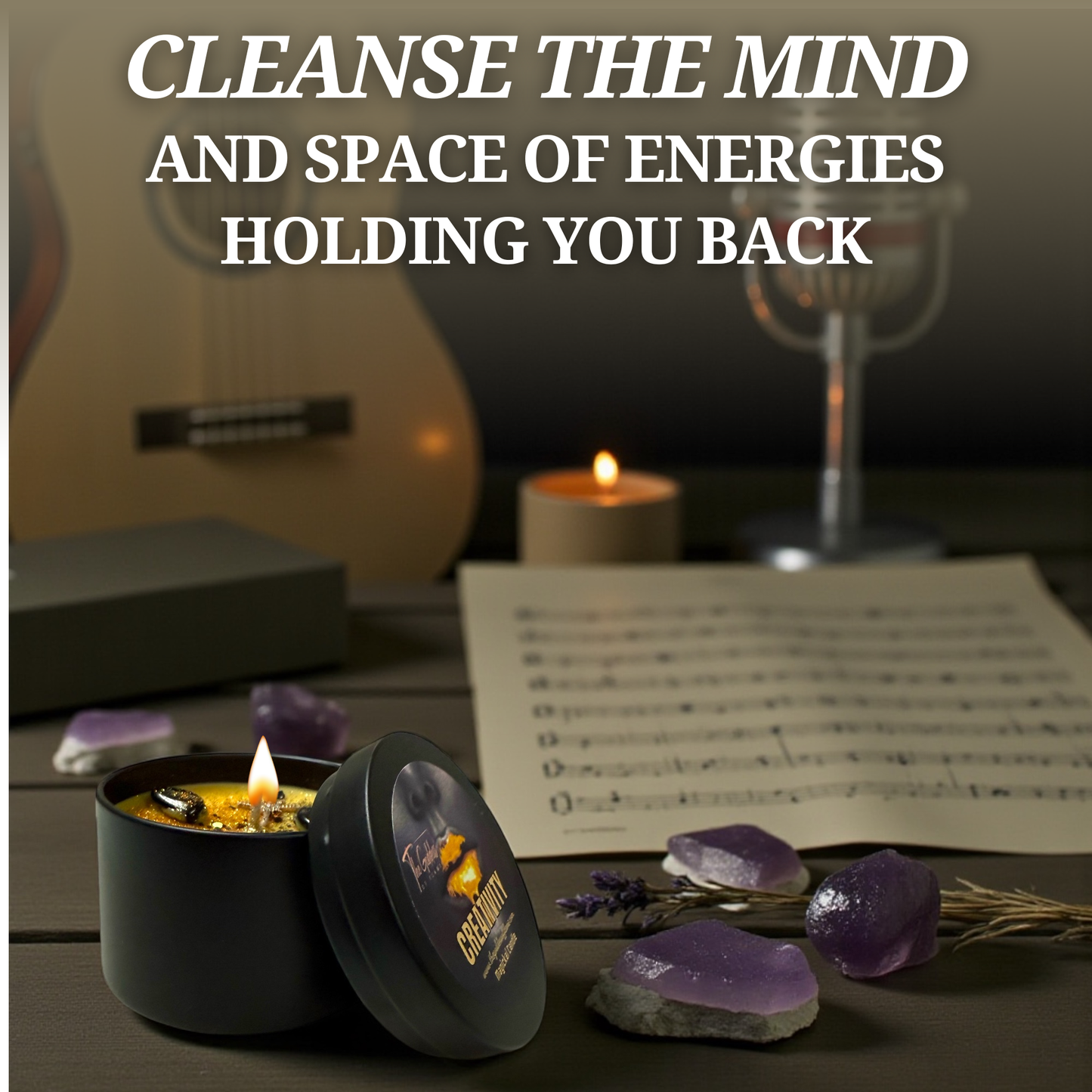 Creativity Candle – Inspiration, Creative Flow, Motivation & Idea-Boosting Ritual Candle