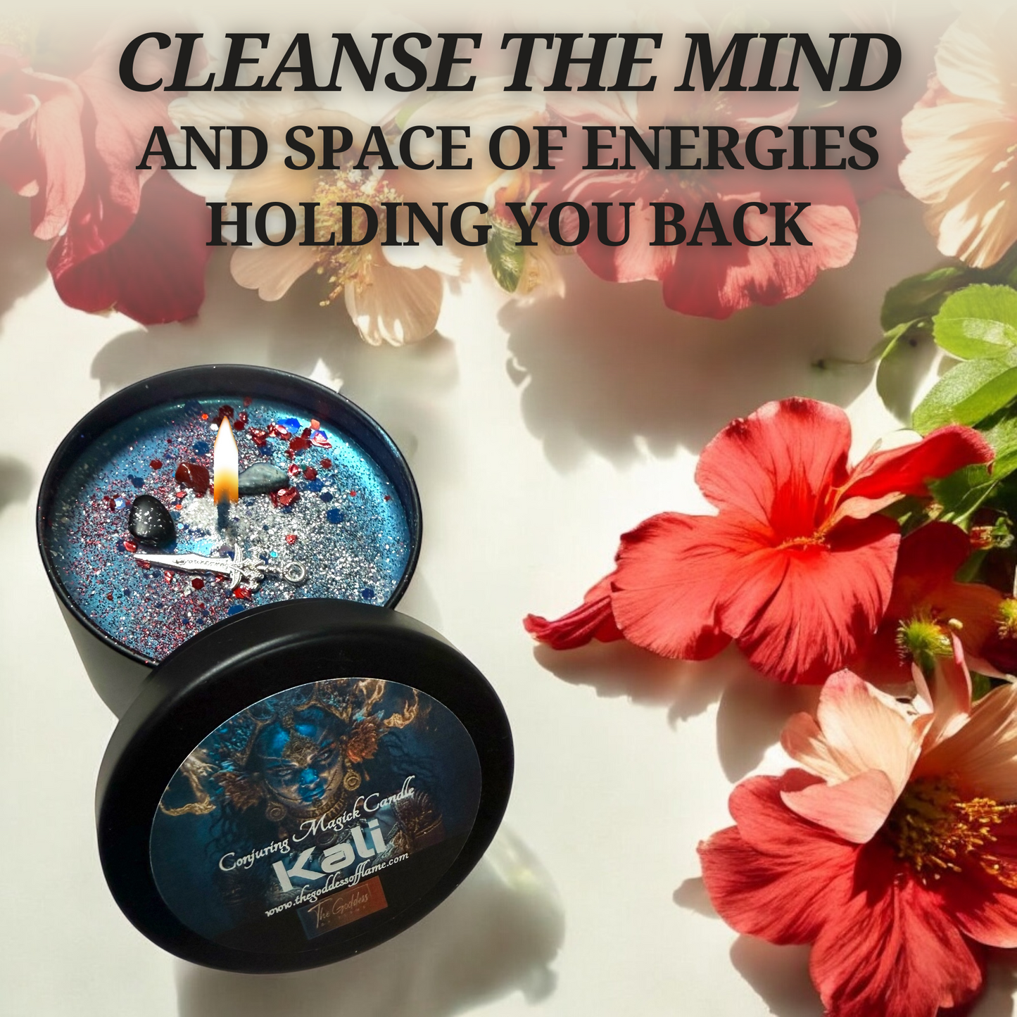 Kali Spell Candle - Remove Obstacles, Destroy the old, Personal growth, Rebirth & Renewal