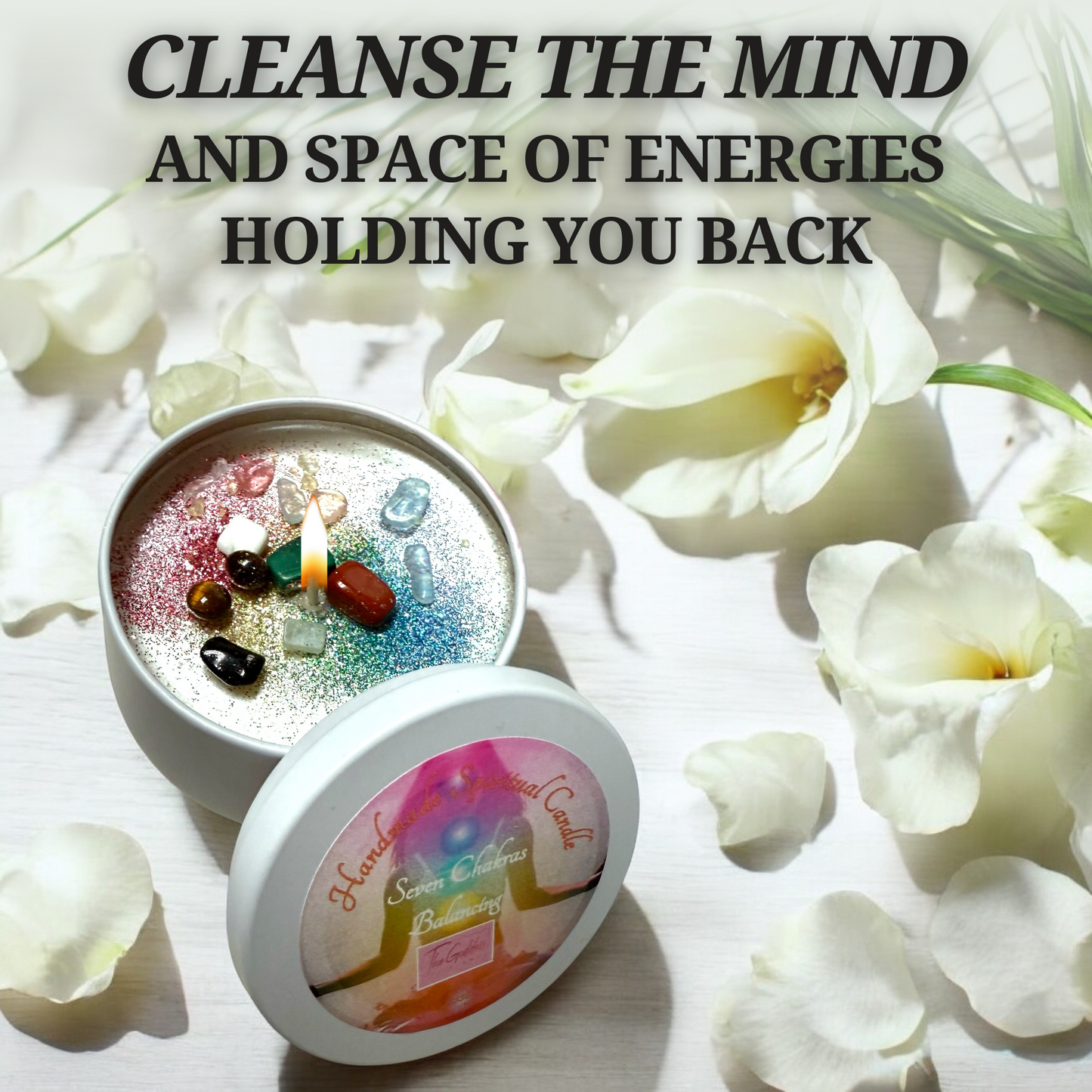 Seven Chakras Balancing Magic Candle