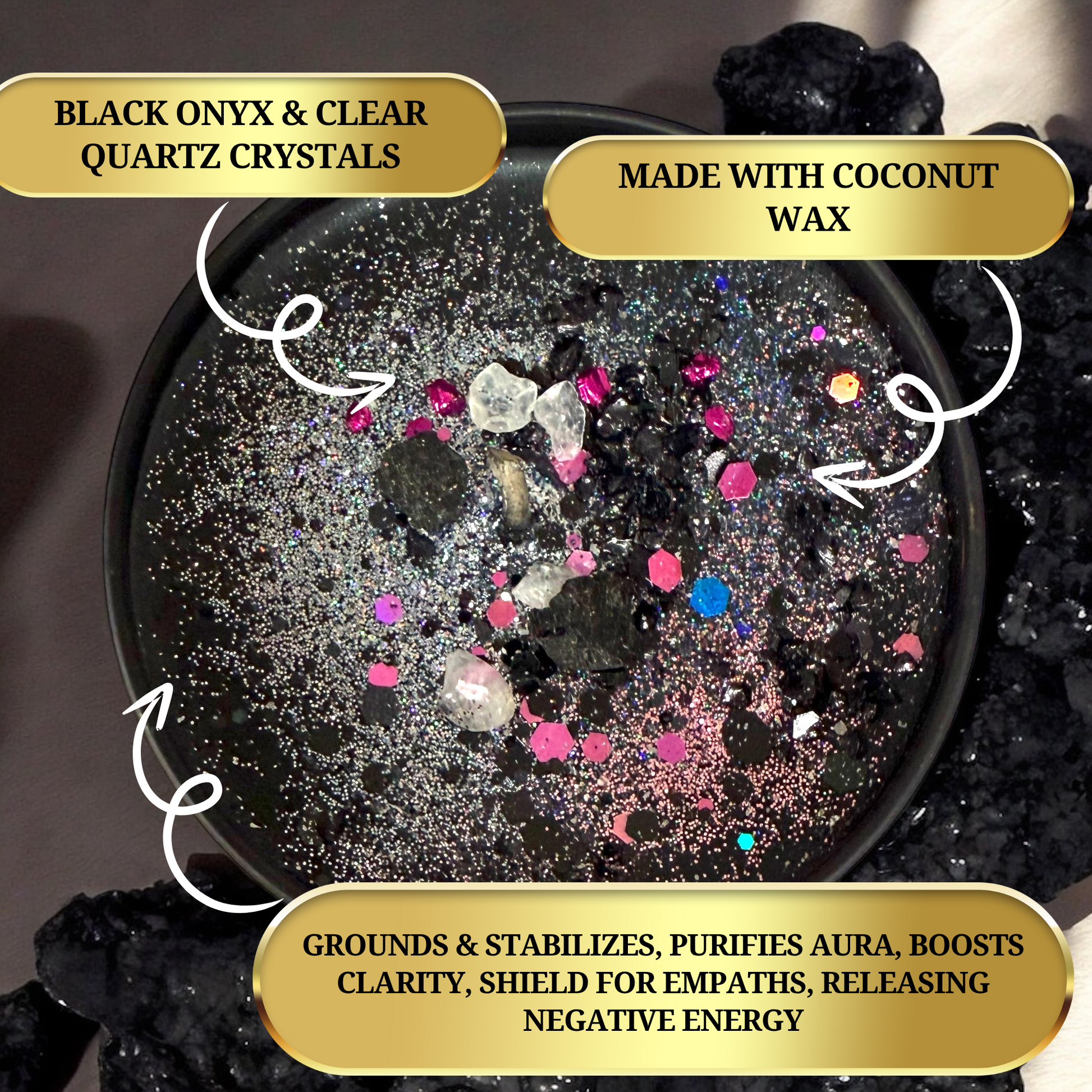 Grounding Candle lit on altar – meditation and Root Chakra ritual setup