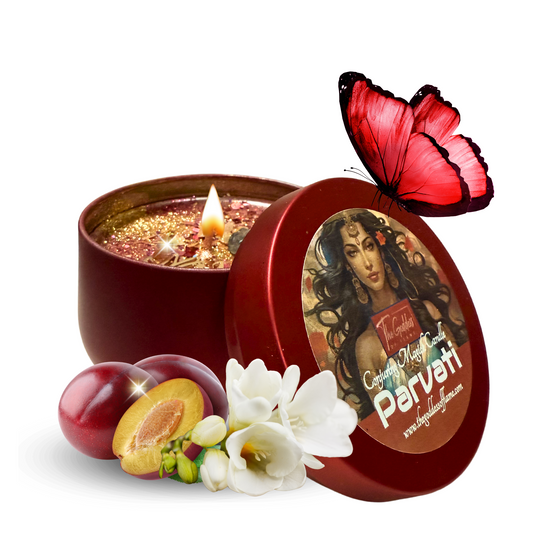 Parvati Goddess Conjuring Spell Candle- Balance, Healing & Personal Growth