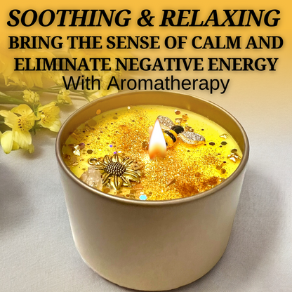 Oshun Conjuring Spell Candle for Love, Wealth, Fertility and Marriage