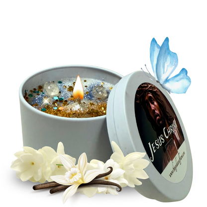 Jesus Christ Offering Candle – Spiritual Prayer & Blessings Candle