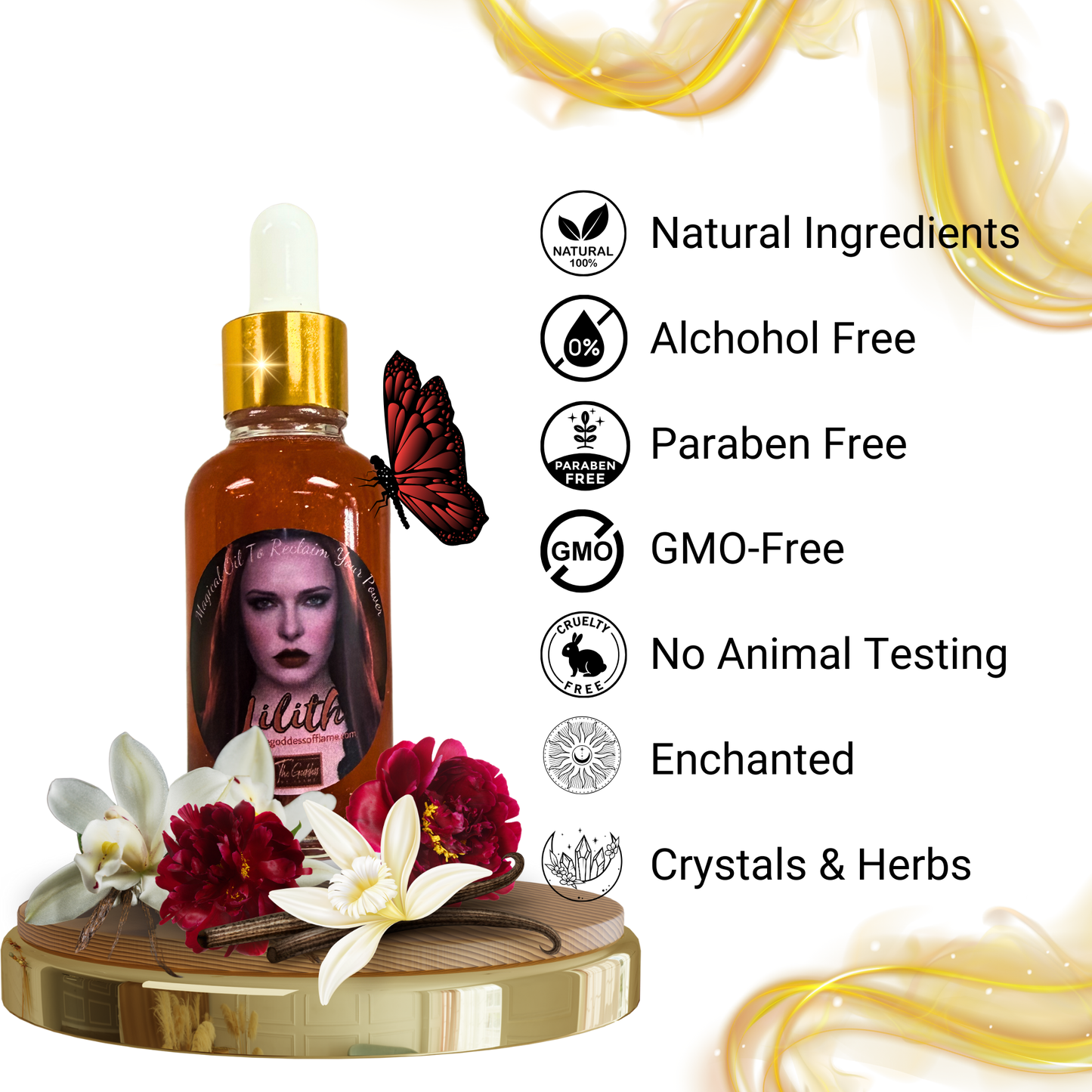 Lilith Conjuring Oil - Inner strength, Independence & Empowerment