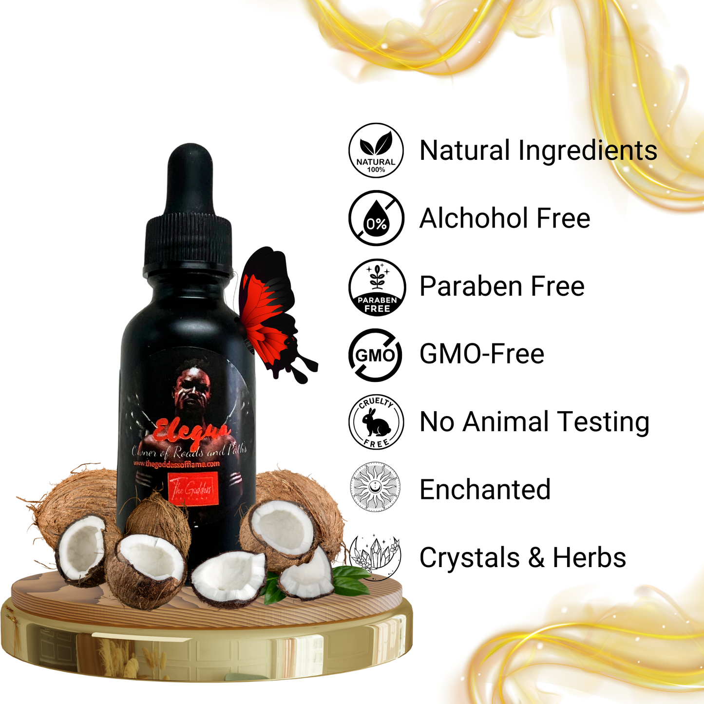 Elegua Conjure Oil Dropper - Opening Roads, Overcoming Blockages,  Protection and Guidance