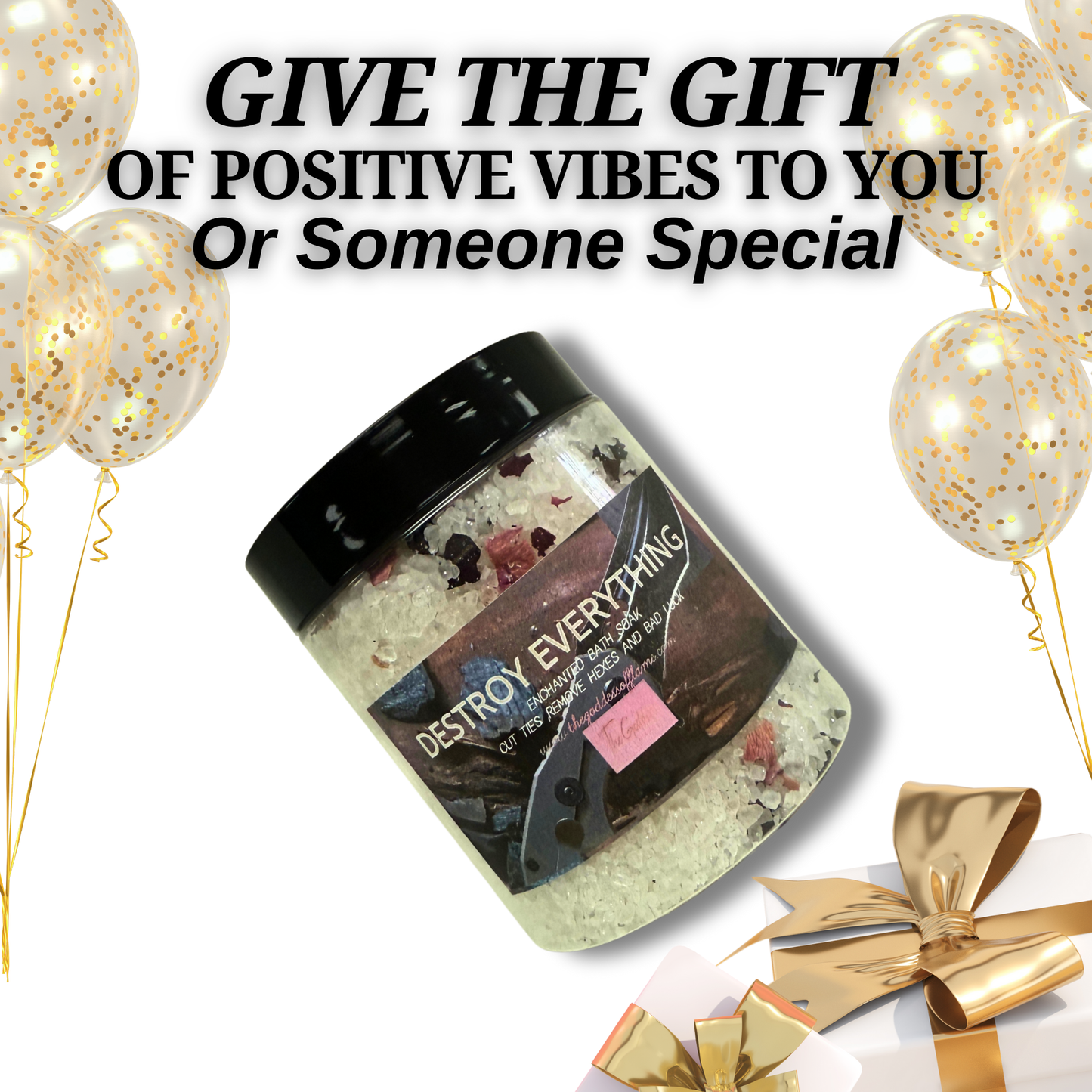 Spiritual bath salt for releasing unwanted influences and clearing energy