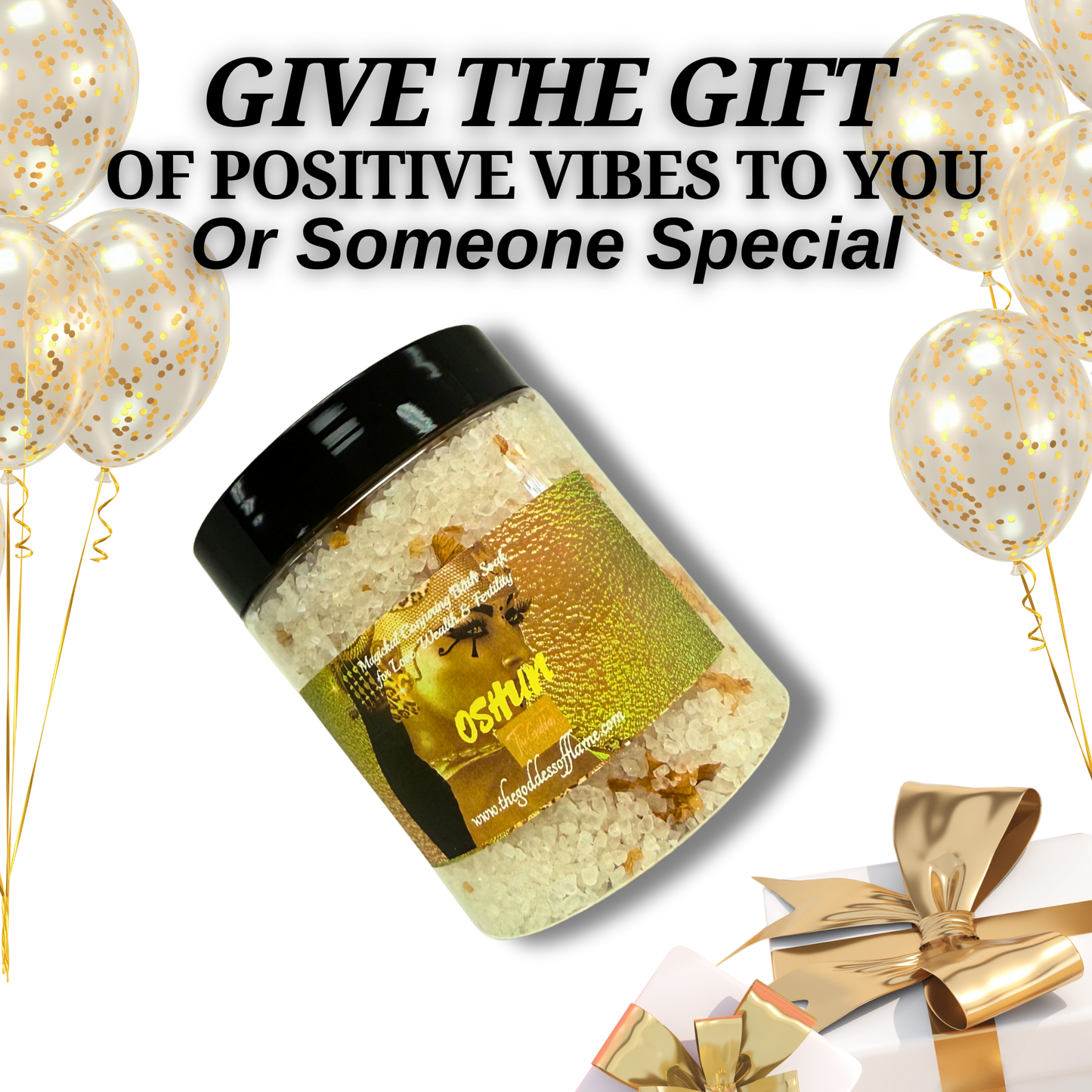 Spiritual bath salt for sweetening work and abundance intentions