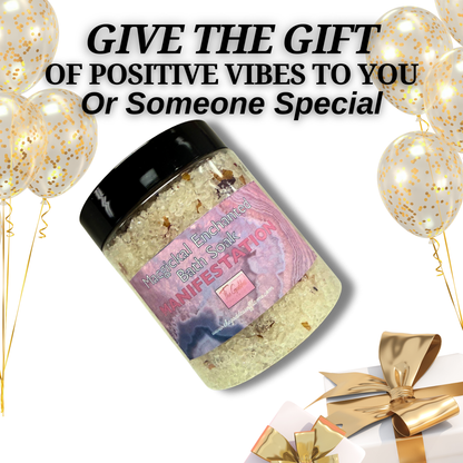 Bath salt for focusing intentions and amplifying manifestation energy