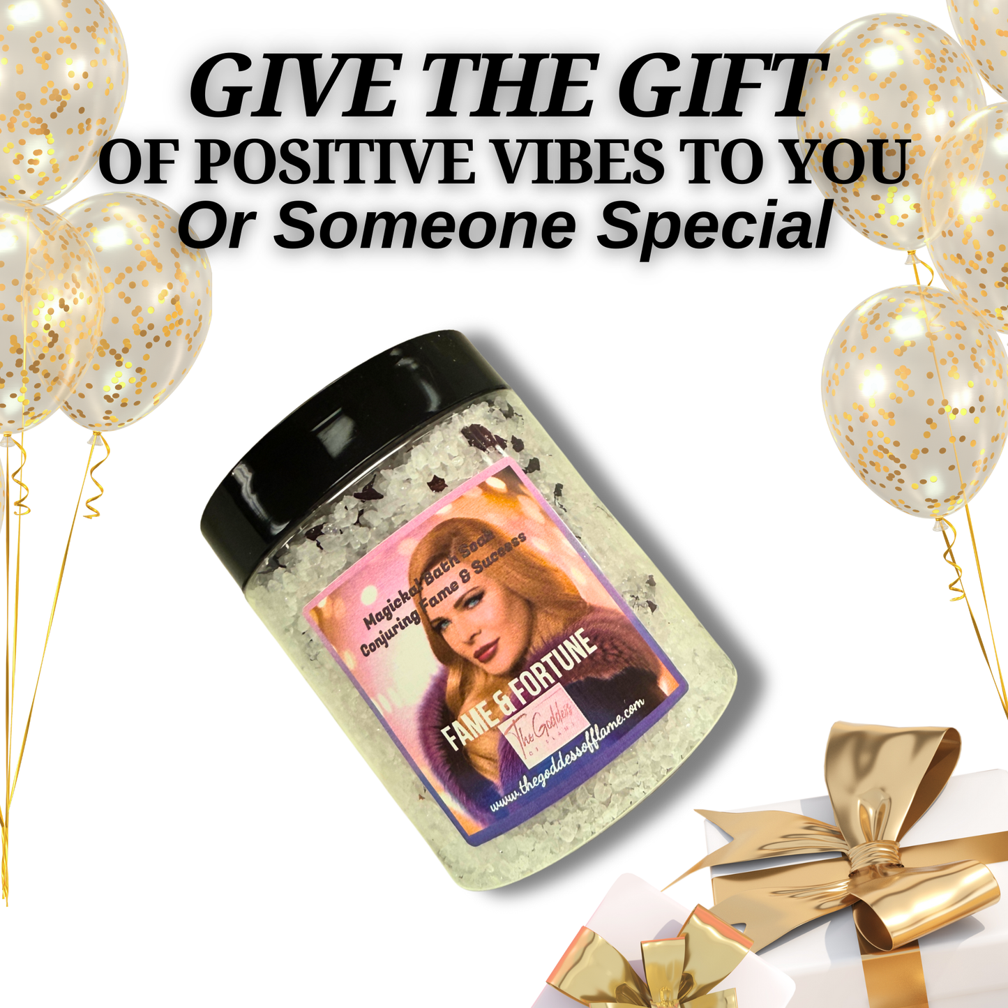 Spiritual bath salt for abundance, confidence, and opportunity