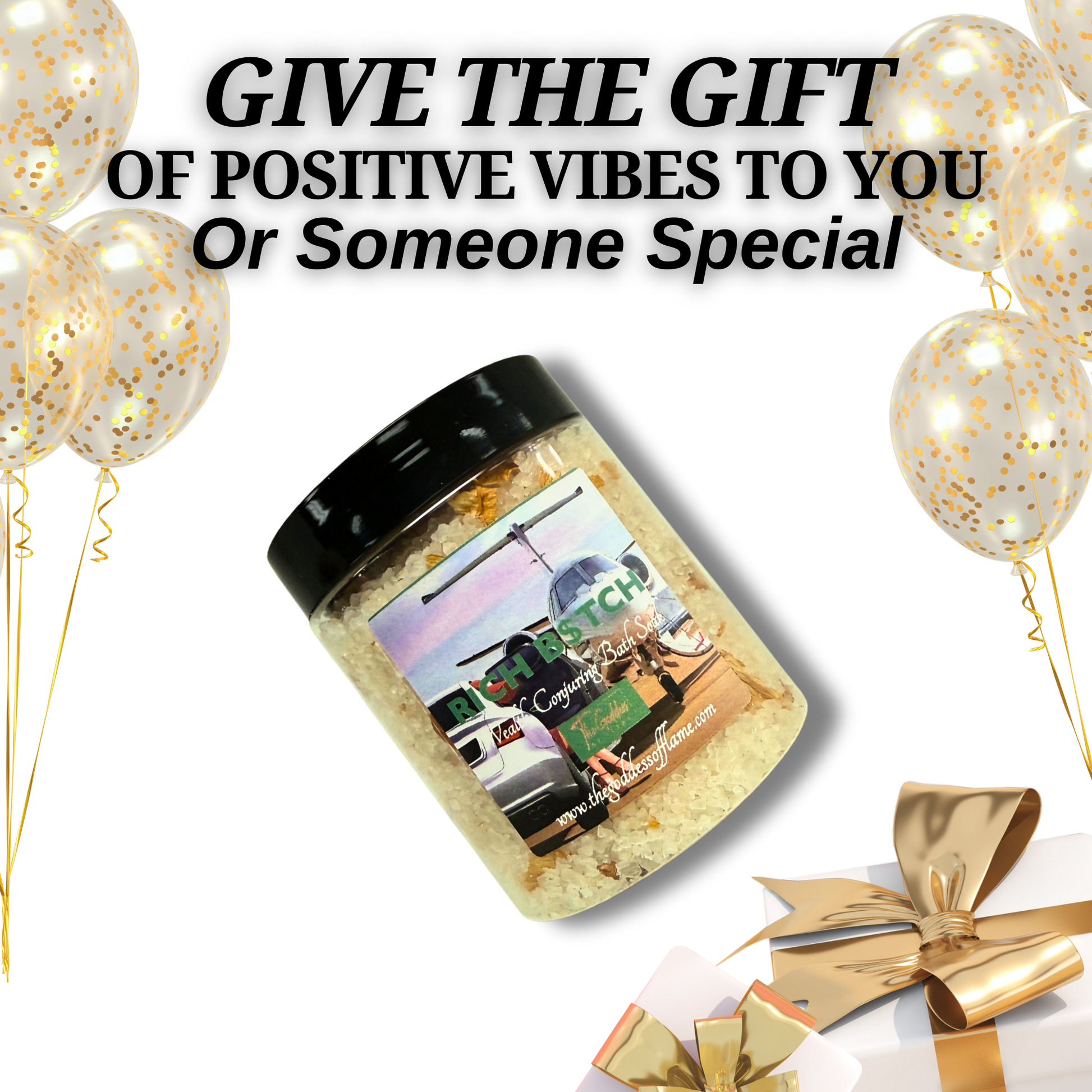 Spiritual bath salt for financial abundance and self-worth