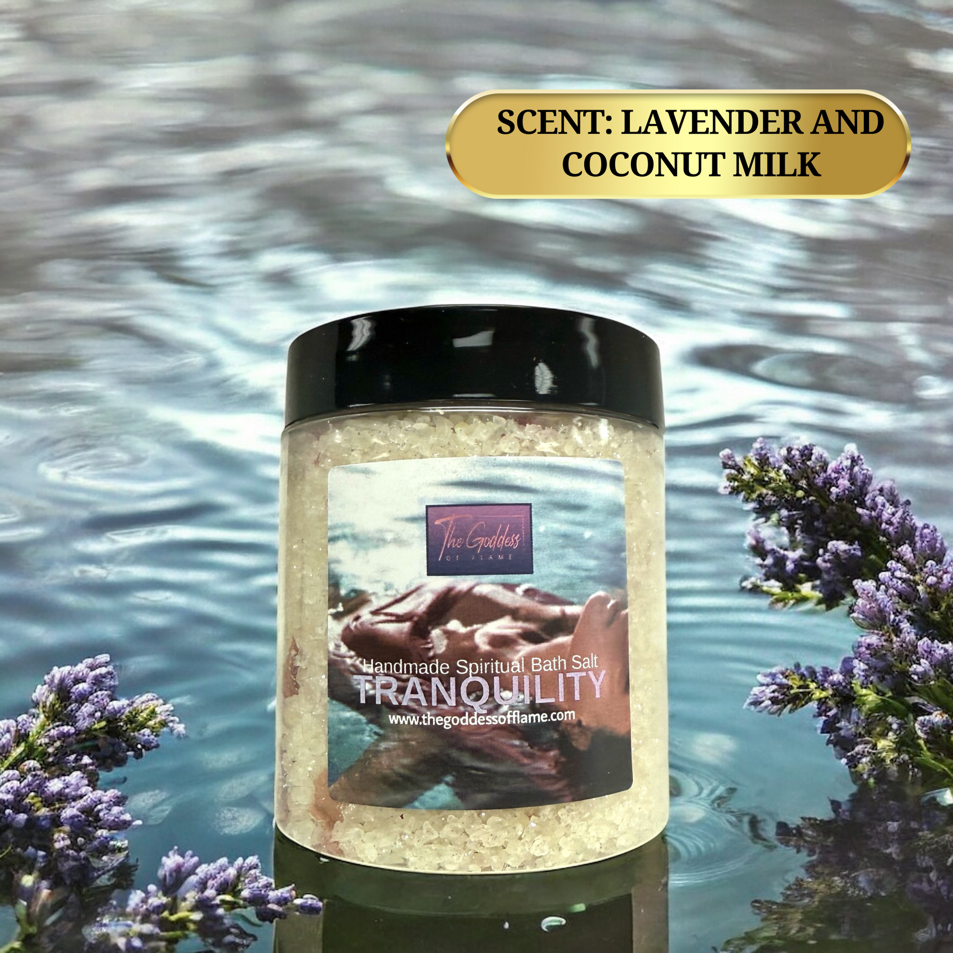 Ritual bath salt designed to promote peace and emotional balance