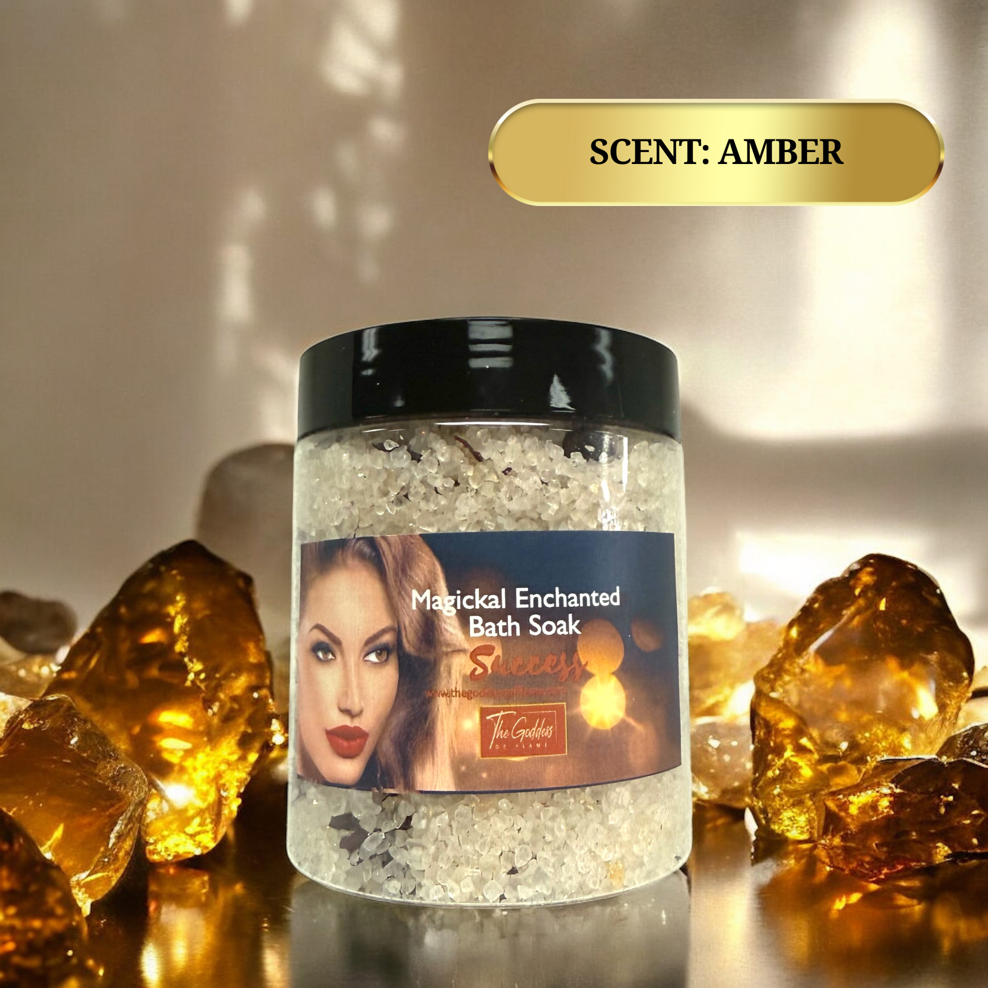 Ritual bath salt designed to support success and goal alignment