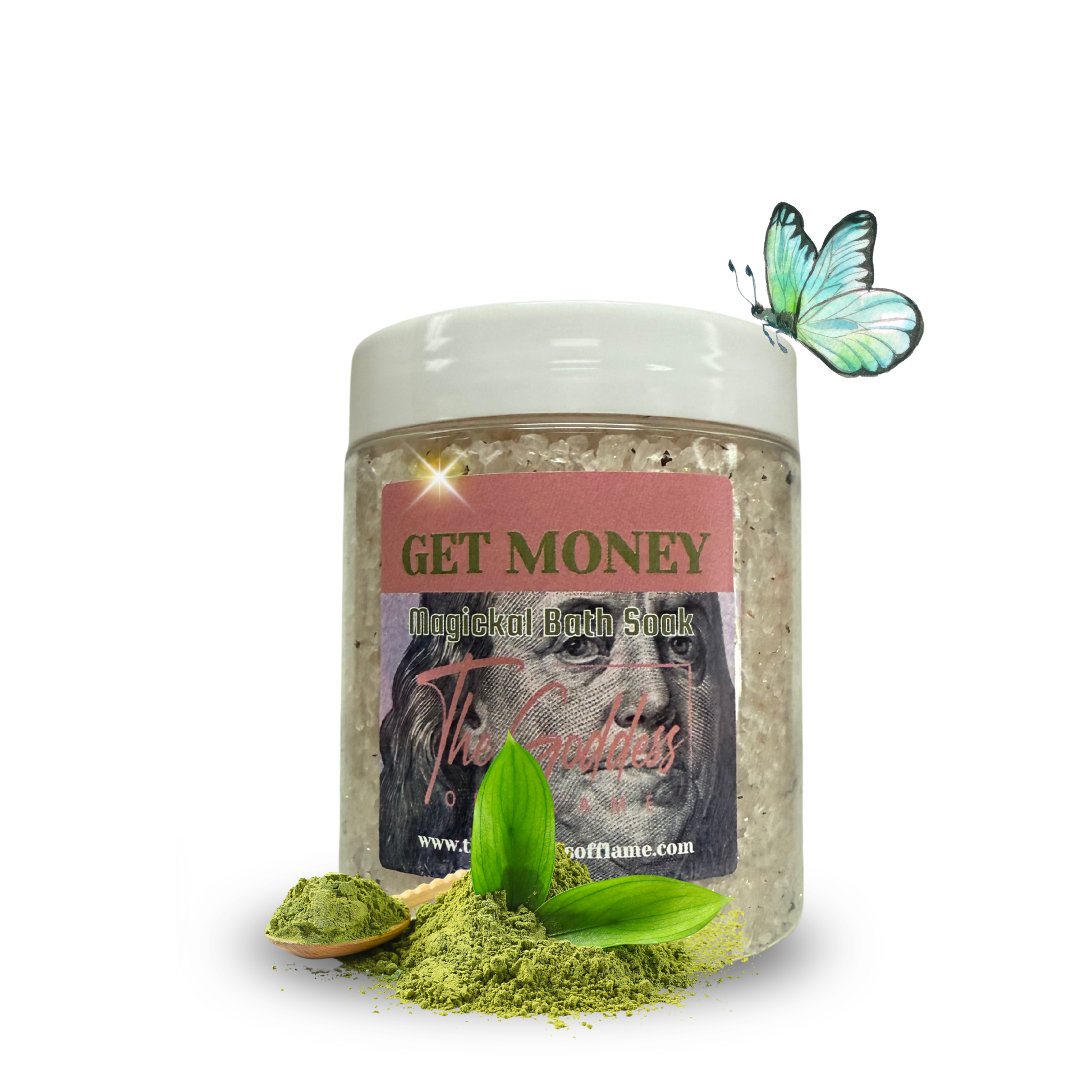 Get Money Bath Salt for wealth, prosperity, and abundance rituals