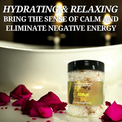 Luxury ritual bath salt honoring Oshun energy