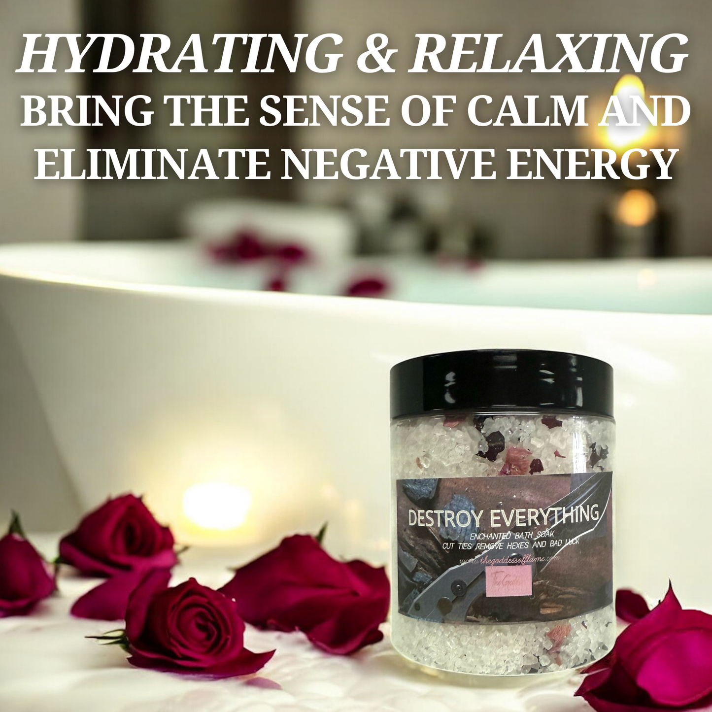 Bath salt used in banishing rituals and energetic resets