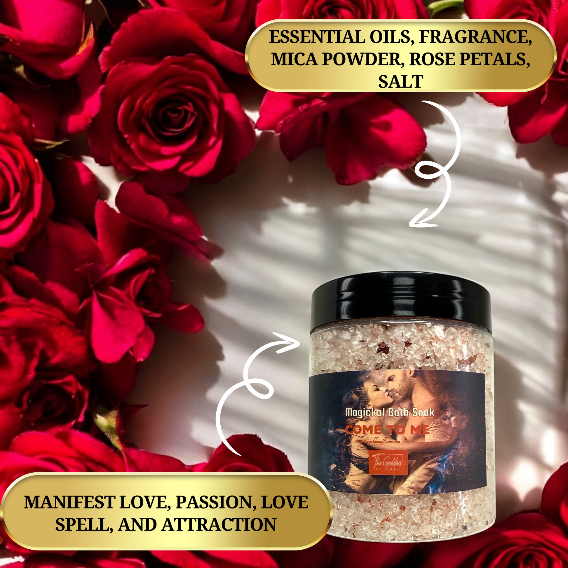 Come To Me bath soak for self-love and heart-opening intentions
