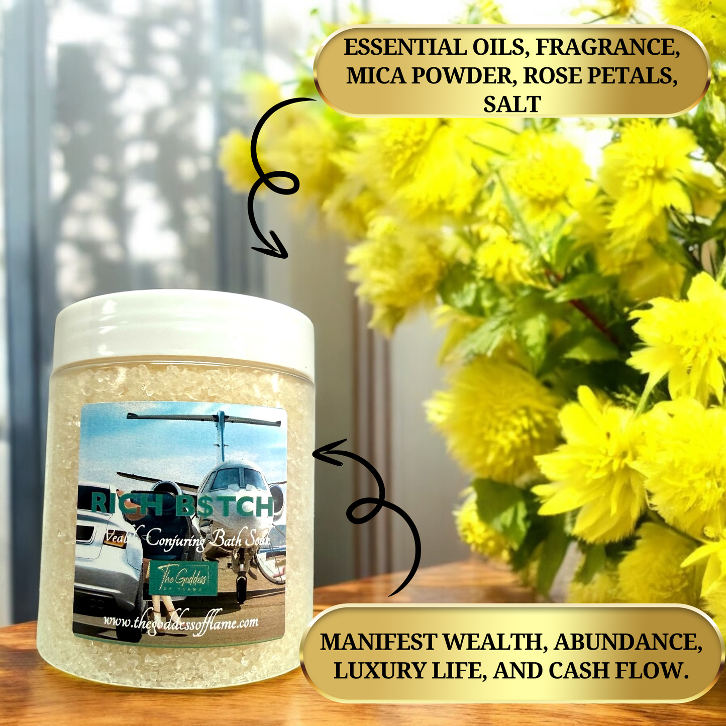 Rich B$tch bath soak for empowerment and manifestation