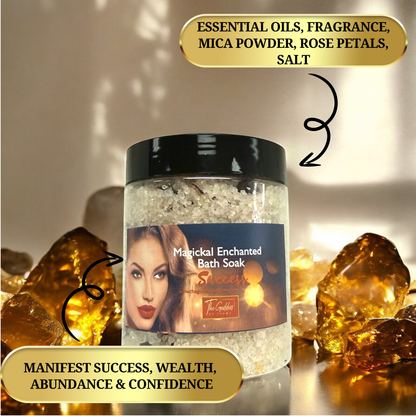 Success bath soak for focus, clarity, and empowerment