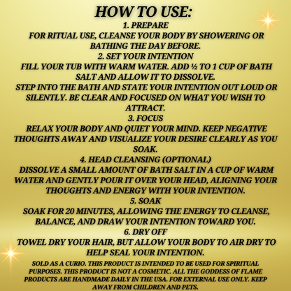 Get Money Bath Salt | Wealth, Prosperity & Abundance Ritual Soak