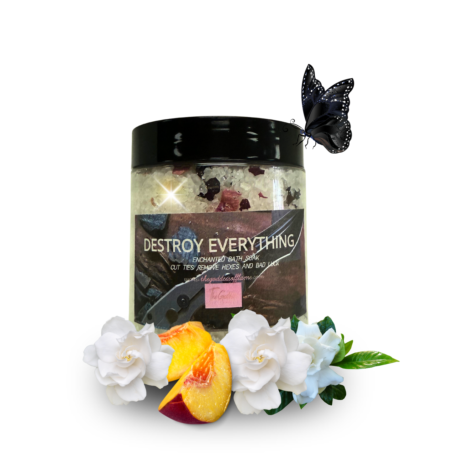 Destroy Everything Bath Salt for banishing and energy clearing rituals