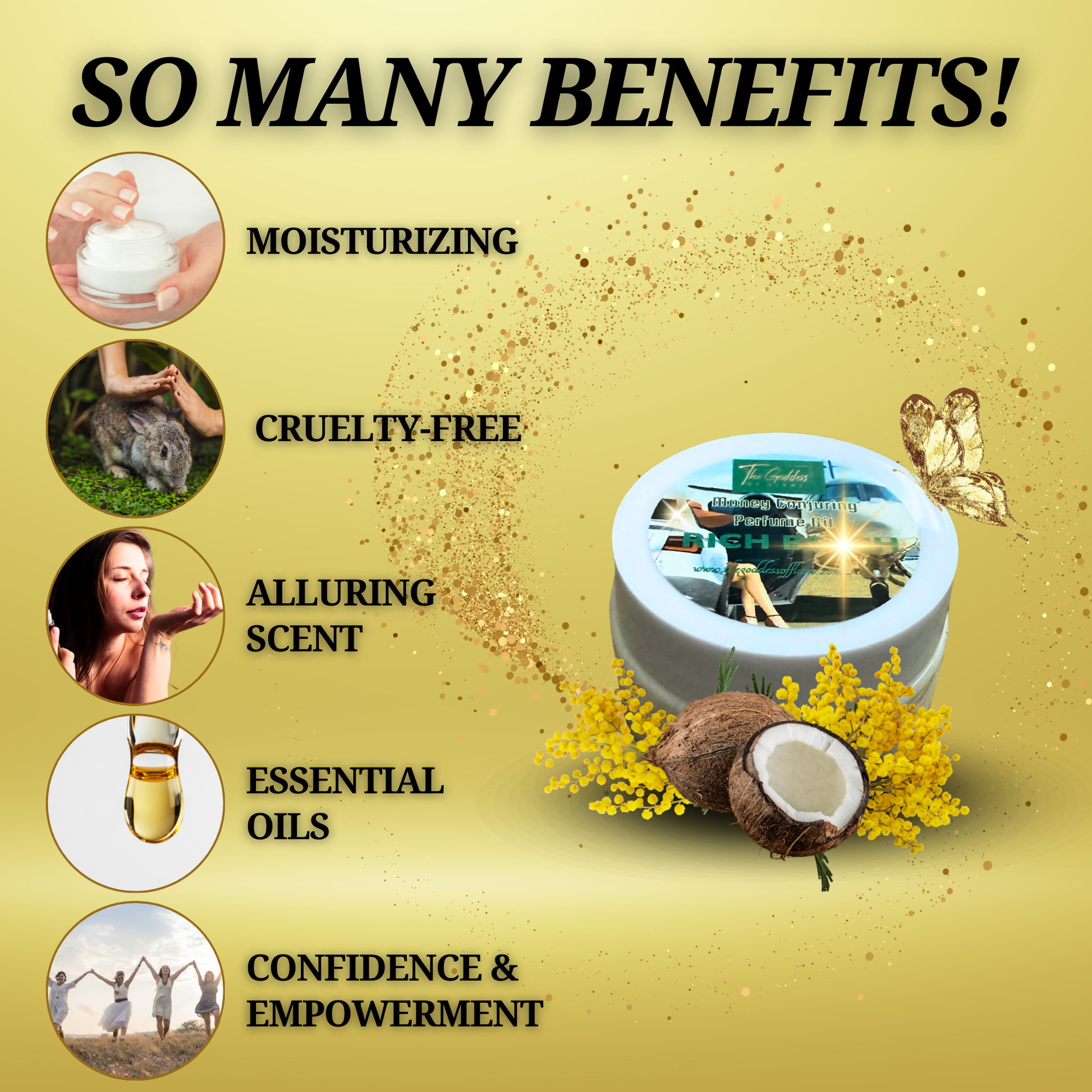 Manifestation ritual skincare – Rich B$tch Body Butter