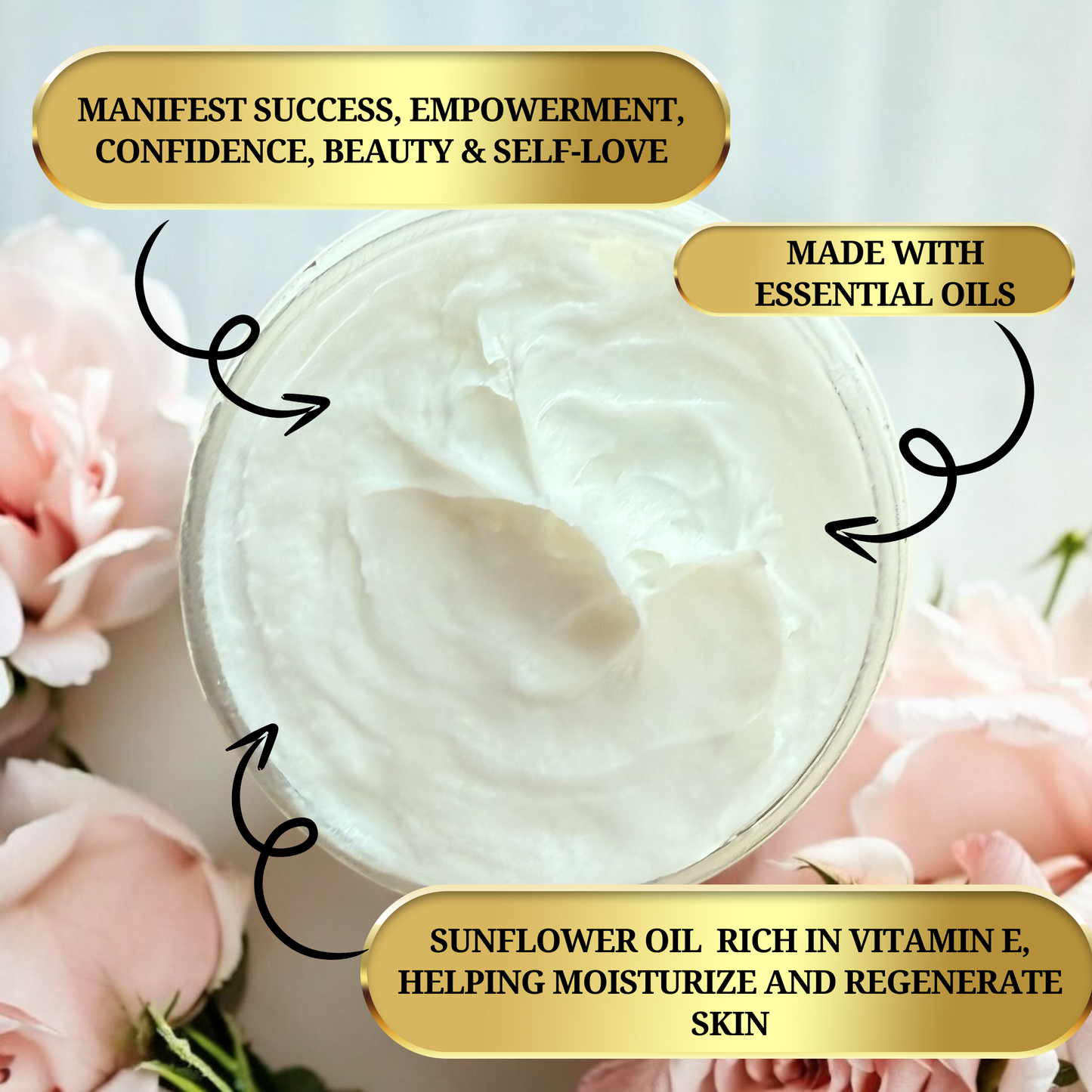 Goddess Magick Spiritual Body Butter - For Empowerment & Self Worth