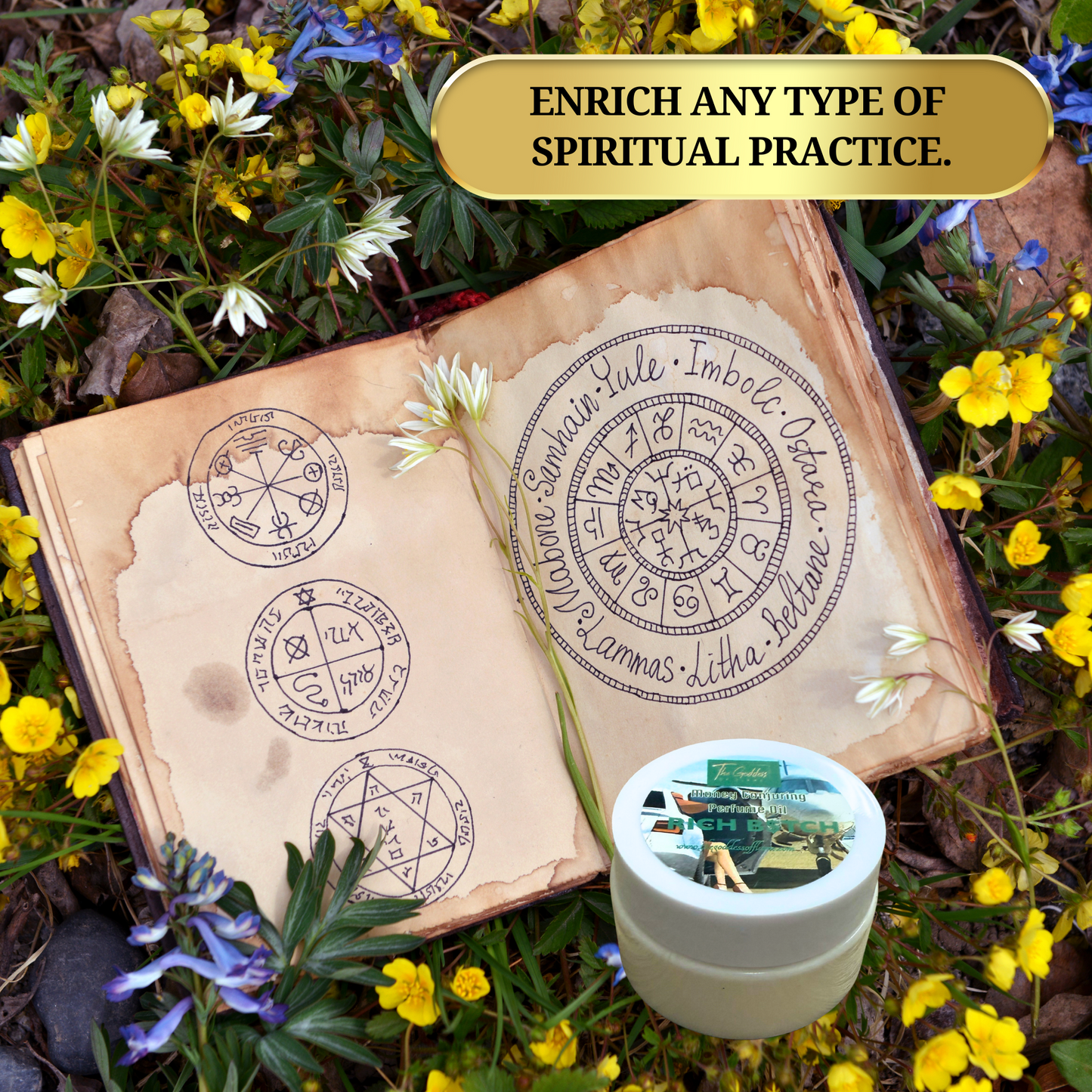 Natural golden body butter with glowing finish