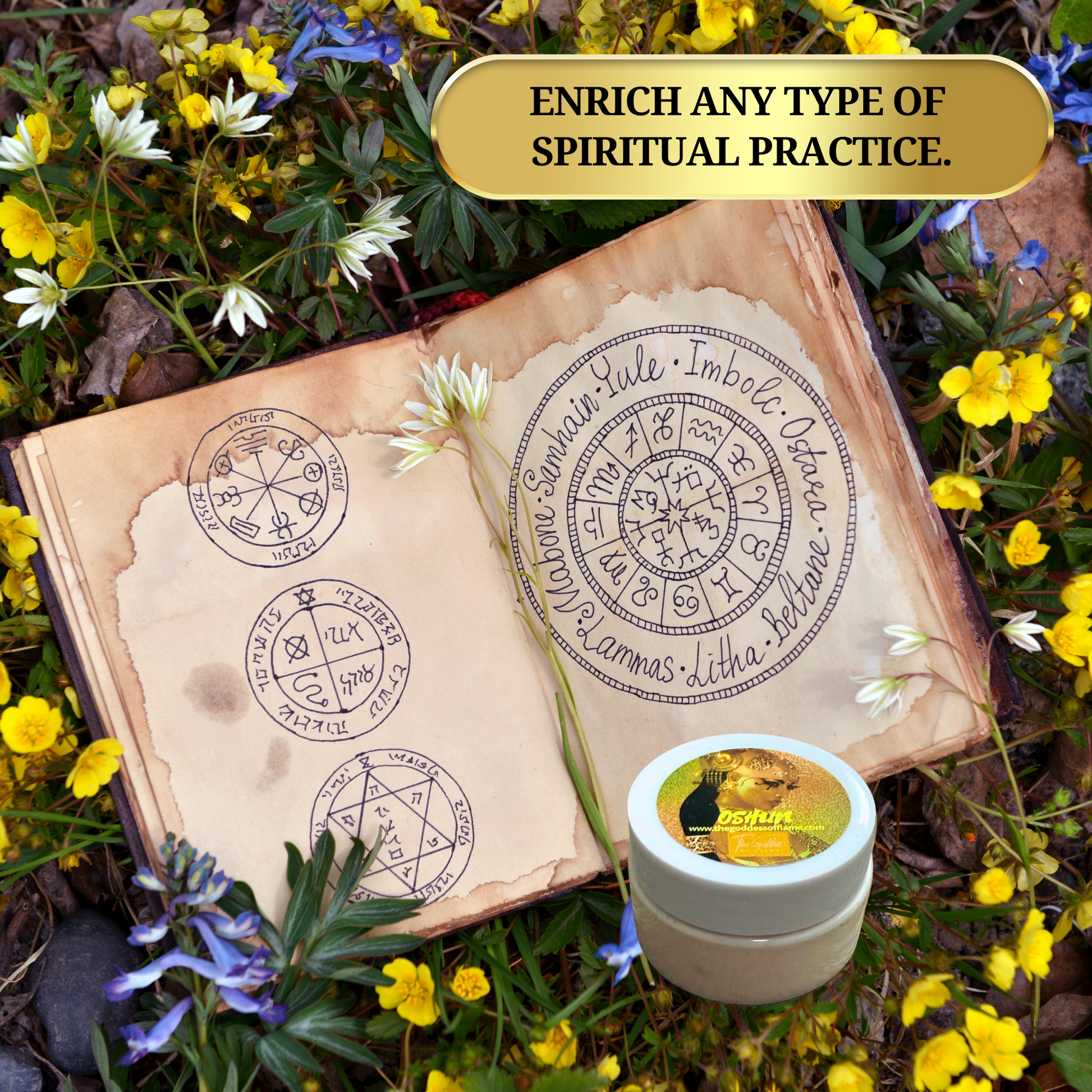 Handcrafted ritual butter for love, abundance, and beauty